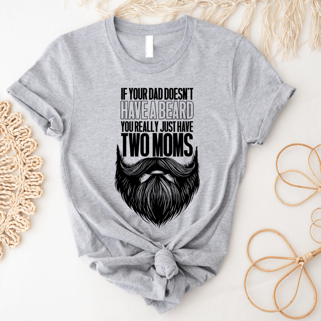 Women - Apparel - Shirts - T-Shirts Dad Beard Graphic Tee