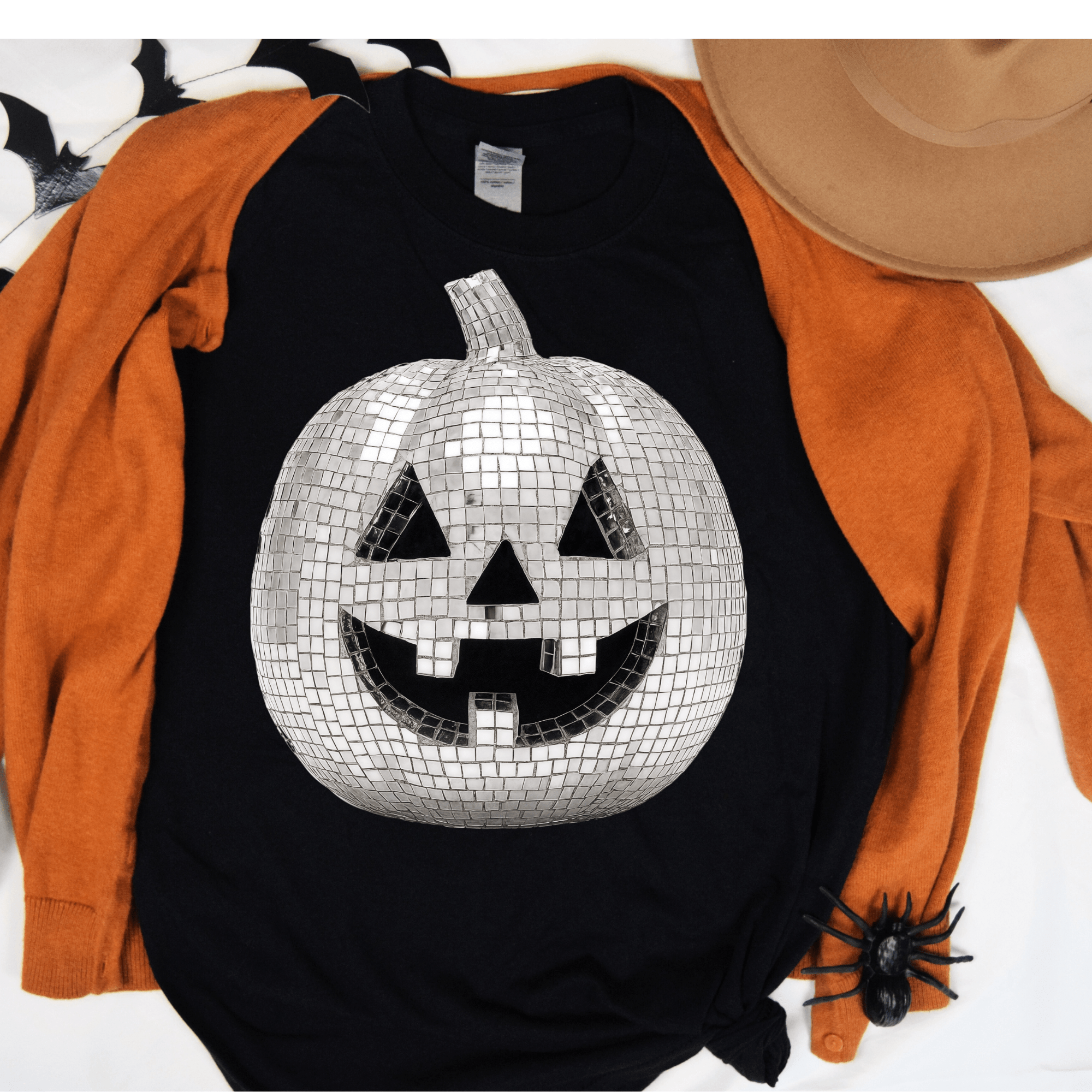 Women - Apparel - Shirts - T-Shirts Disco Jack O Lantern Graphic Tee