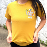 Women - Apparel - Shirts - T-Shirts Fall Breeze Skeleton Graphic Tee