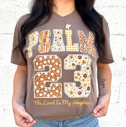 Women - Apparel - Shirts - T-Shirts Floral Psalm: 23 Graphic Tee