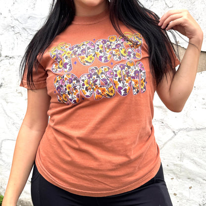 Women - Apparel - Shirts - T-Shirts Floral Spooky Season Words Soft Graphic Tee