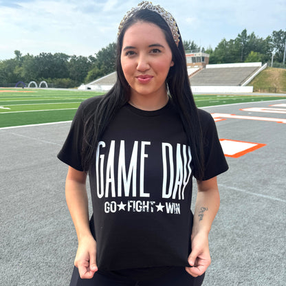 Women - Apparel - Shirts - T-Shirts Game Day Go Fight WIn Graphic Tee