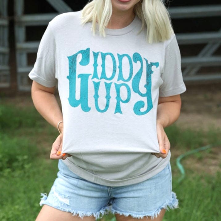 Women - Apparel - Shirts - T-Shirts Giddy Up Graphic Tee