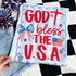 Women - Apparel - Shirts - T-Shirts God Bless The USA Graphic Tee