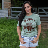 Women - Apparel - Shirts - T-Shirts He Owns the Cattle Psalm 50:10 Soft Graphic Tee