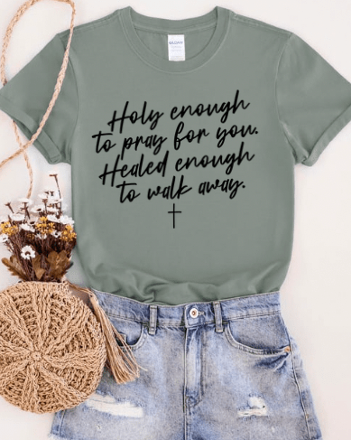 Women - Apparel - Shirts - T-Shirts Holy Enough Graphic Tee