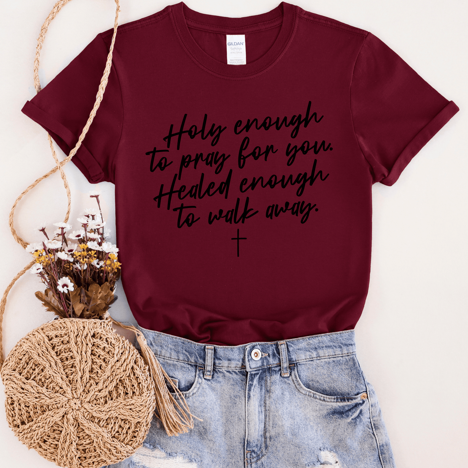 Women - Apparel - Shirts - T-Shirts Holy Enough Graphic Tee