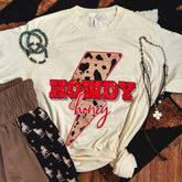 Women - Apparel - Shirts - T-Shirts Howdy Honey Lightning Bolt Soft Graphic Tee