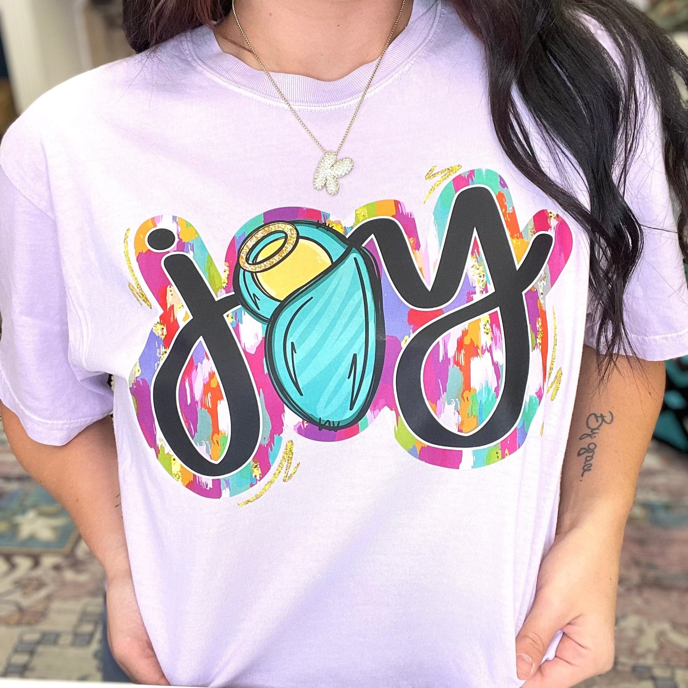 Women - Apparel - Shirts - T-Shirts Joy Baby Jesus Graphic Tee