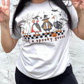Women - Apparel - Shirts - T-Shirts Just A Spooky Goose Soft Graphic Tee