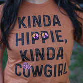 Women - Apparel - Shirts - T-Shirts Kinda Hippie Kinda Cowgirl Soft Graphic Tee