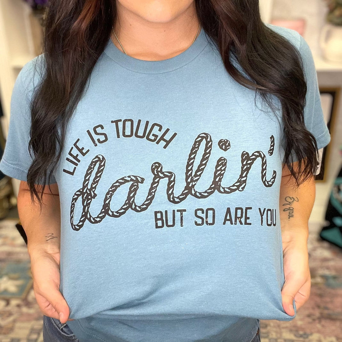 Women - Apparel - Shirts - T-Shirts Life Is Tough Graphic Tee