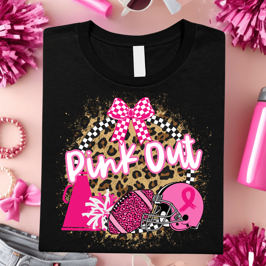 Women - Apparel - Shirts - T-Shirts Pink Out Collage Graphic Tee