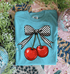 Women - Apparel - Shirts - T-Shirts Plaid Cherries Graphic Tee