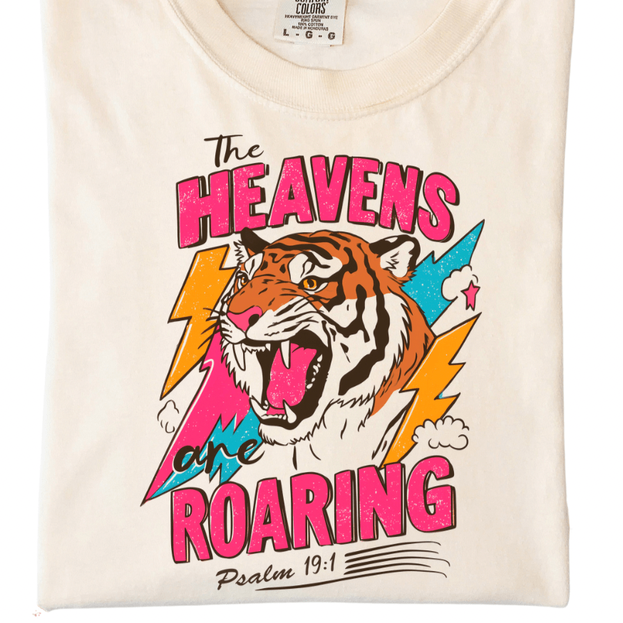 Women - Apparel - Shirts - T-Shirts The Heavens Are Roaring Graphic Tee