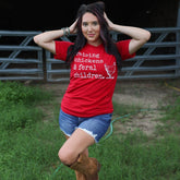 Women - Apparel - Shirts - T-Shirts Raising Chickens & Feral Children Soft Graphic Tee