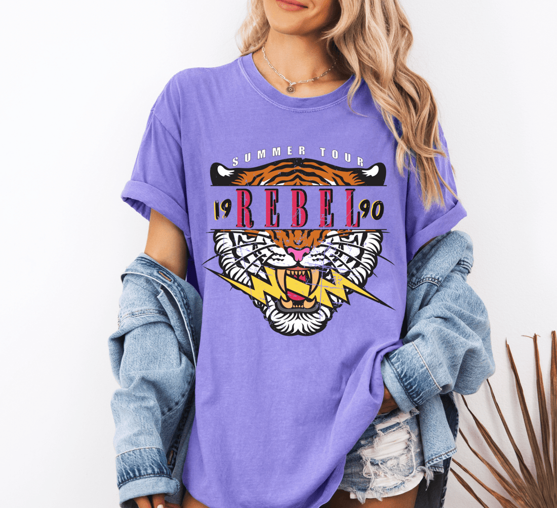 Women - Apparel - Shirts - T-Shirts Rebel Tiger 1990 Graphic Tee