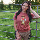 Women - Apparel - Shirts - T-Shirts Retro Cowboy Kid Soft Graphic Tee