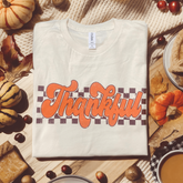 Women - Apparel - Shirts - T-Shirts Retro Thankful Graphic Tee