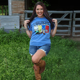 Women - Apparel - Shirts - T-Shirts Shoot Your Shot Cowboy Soft Graphic Tee