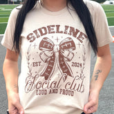 Women - Apparel - Shirts - T-Shirts Sideline Social Club Graphic Tee