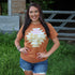 Women - Apparel - Shirts - T-Shirts Sunset Aztec Desert Scene Soft Graphic Tee