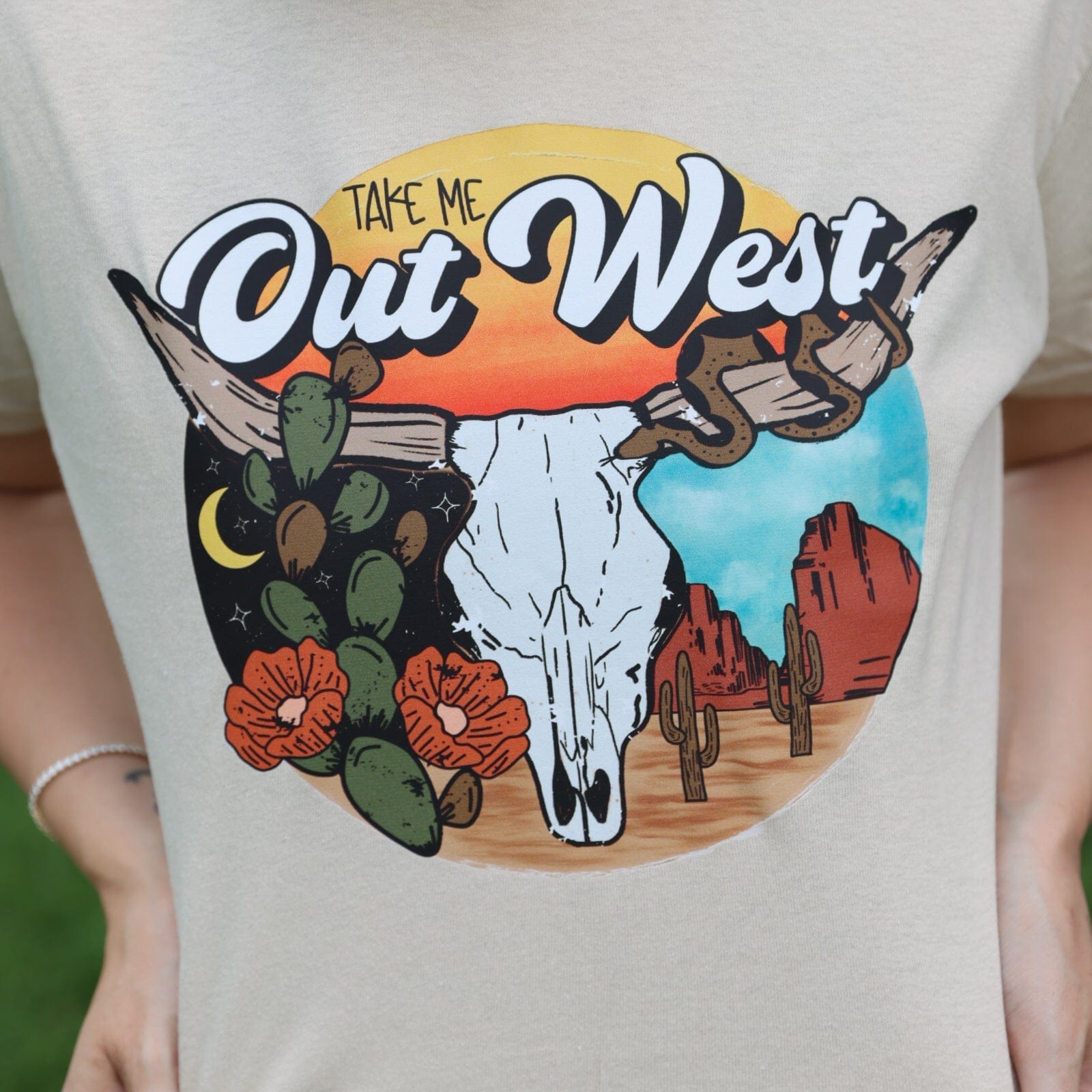 Women - Apparel - Shirts - T-Shirts Take Me Out West Graphic Tee