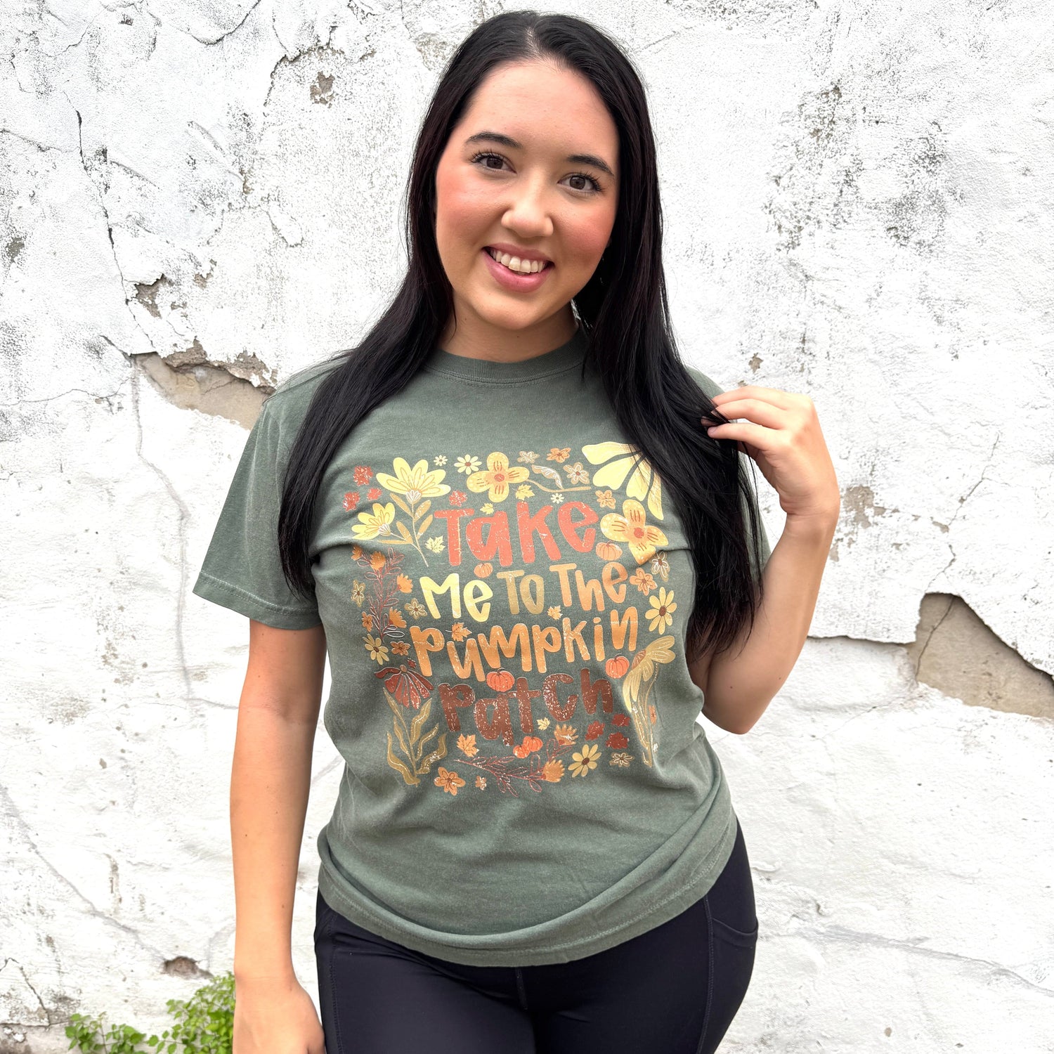 Women - Apparel - Shirts - T-Shirts Take Me To The Pumpkin Patch Graphic Tee