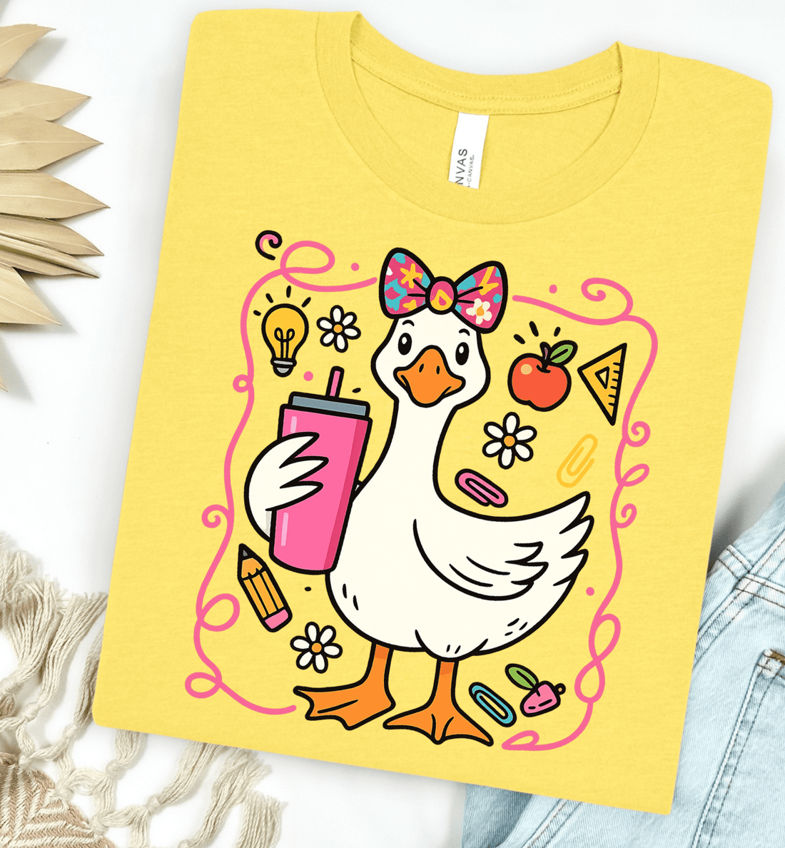 Women - Apparel - Shirts - T-Shirts Teacher Goose Graphic Tee