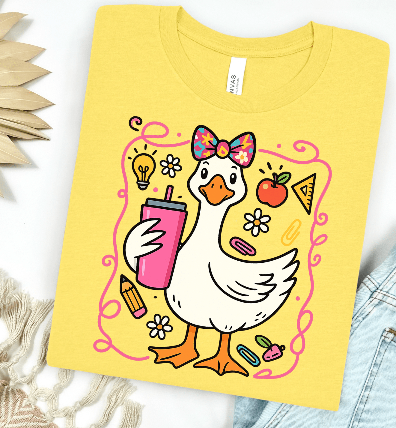 Women - Apparel - Shirts - T-Shirts Teacher Goose Graphic Tee