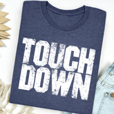 Women - Apparel - Shirts - T-Shirts Touch Down Distressed Graphic Tee
