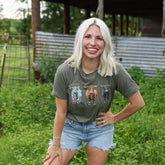 Women - Apparel - Shirts - T-Shirts Tres Longhorns Graphic Tee