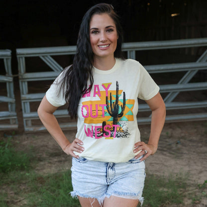 Women - Apparel - Shirts - T-Shirts Way Out West Desert Soft Graphic Tee