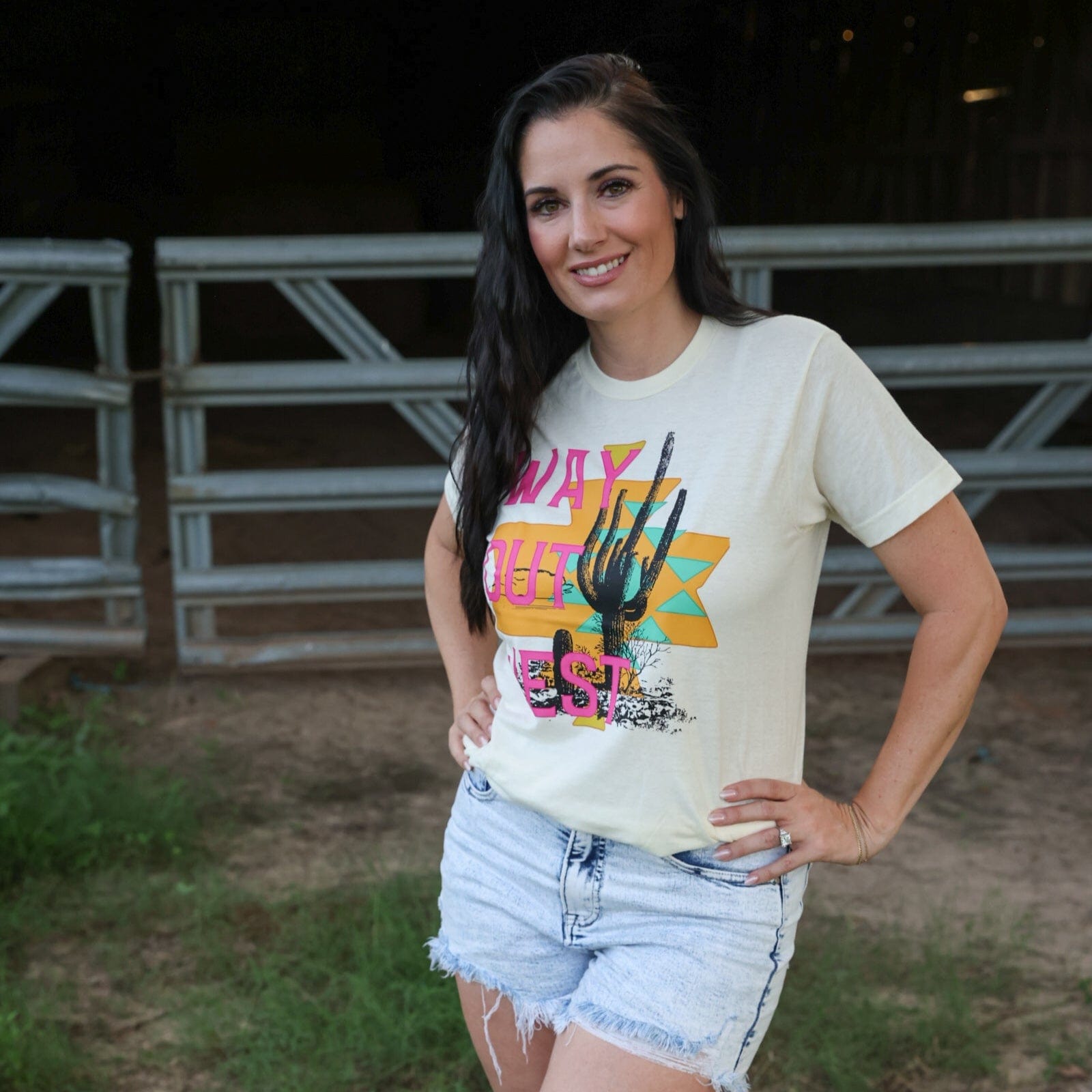Women - Apparel - Shirts - T-Shirts Way Out West Desert Soft Graphic Tee