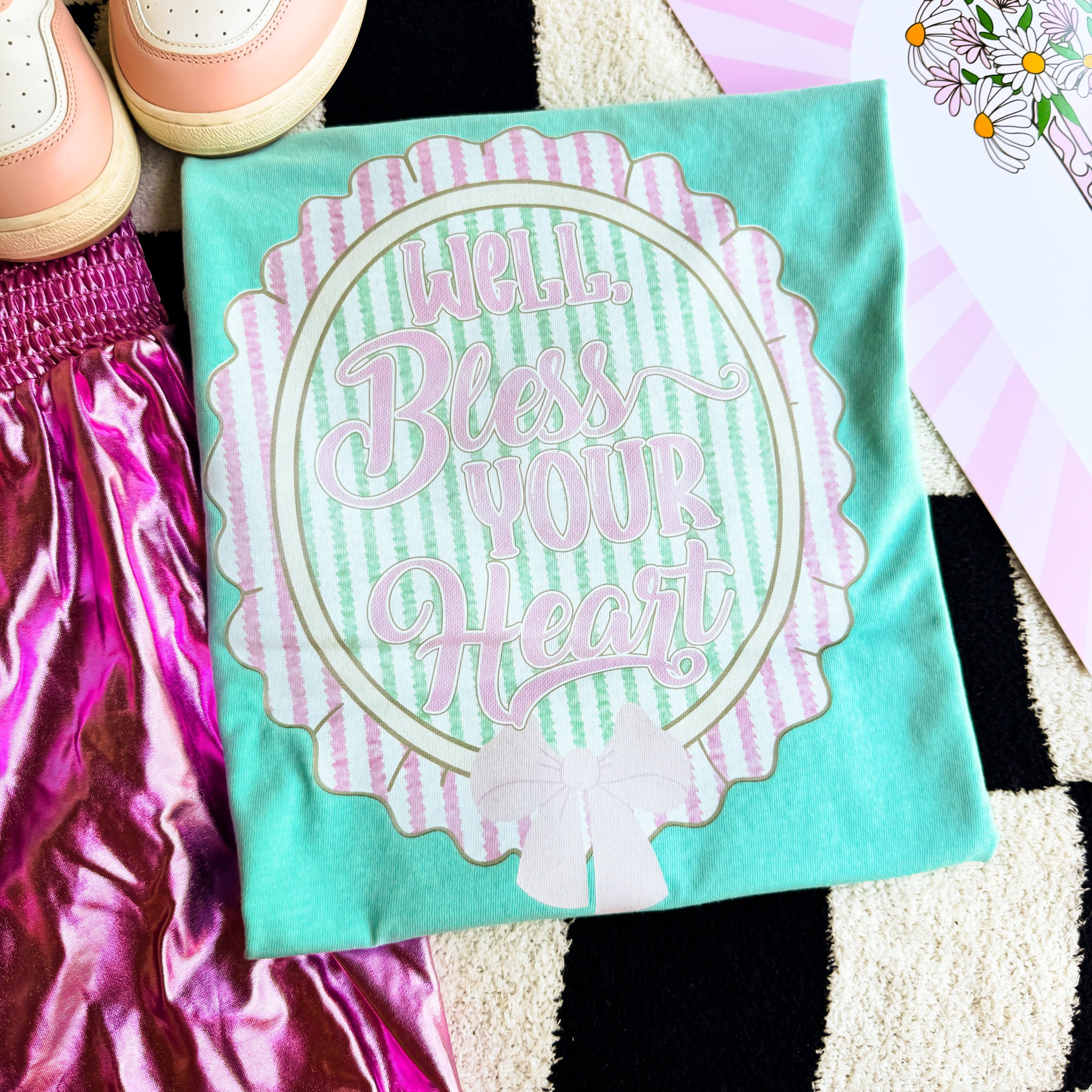 Women - Apparel - Shirts - T-Shirts Well Bless Your Heart Graphic Tee