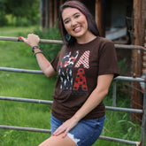 Women - Apparel - Shirts - T-Shirts Western Mama Block Letter Tee Soft Graphic Tee