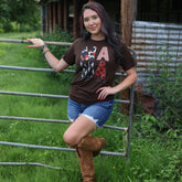 Women - Apparel - Shirts - T-Shirts Western Mama Block Letter Tee Soft Graphic Tee