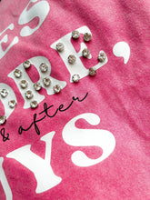 “Fries Before, During, & After Guys” Graphic & Studded Washed Tee - Girl Code Couture