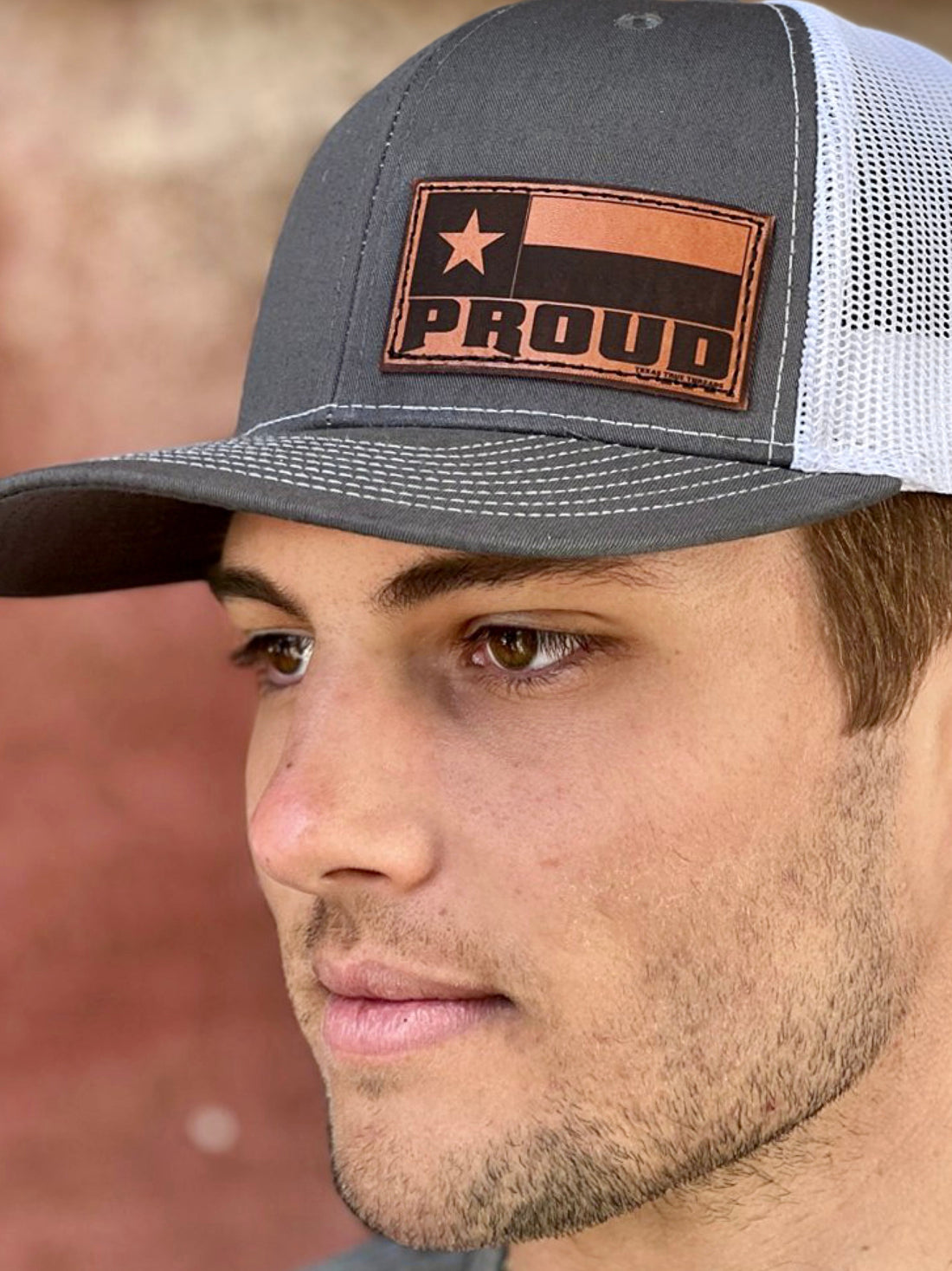 TX Proud Leather Patch Cap - Pirates and Pearls Boutique