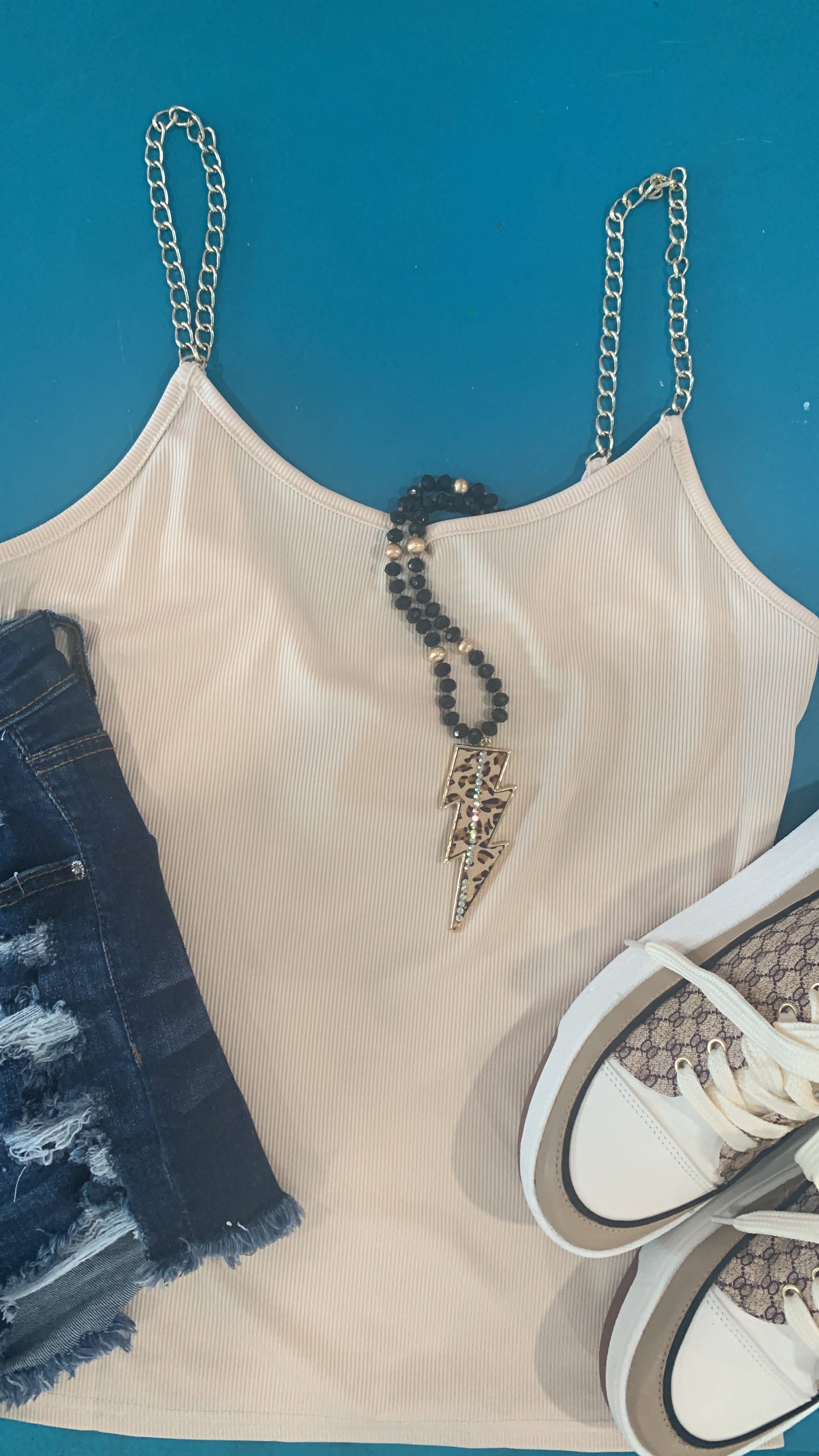 Suzie Q chain strap tank