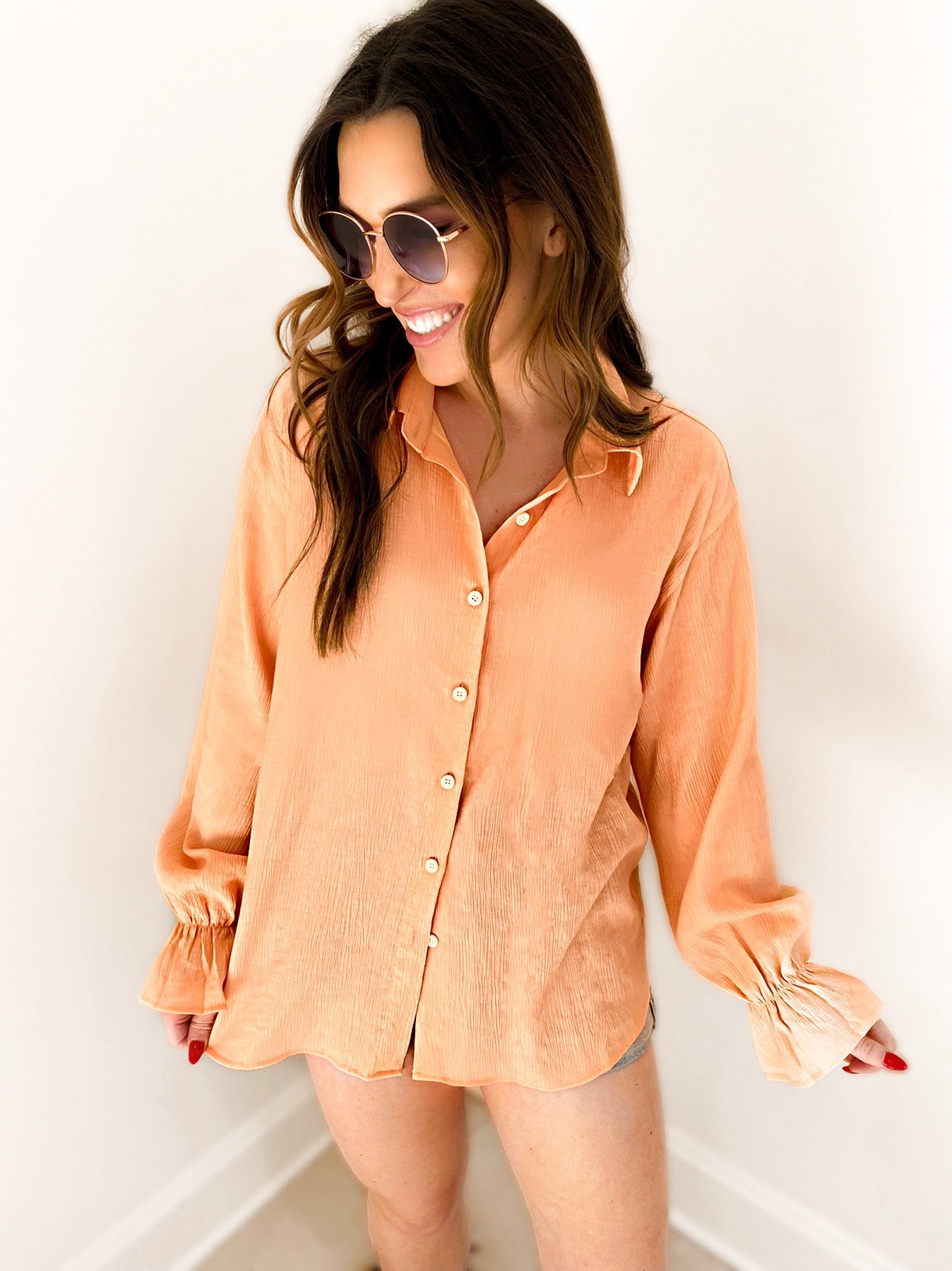 Georgia Guazy Bell Sleeve Blouse