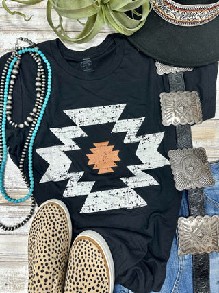 Tees Durango Aztec Vneck Tee