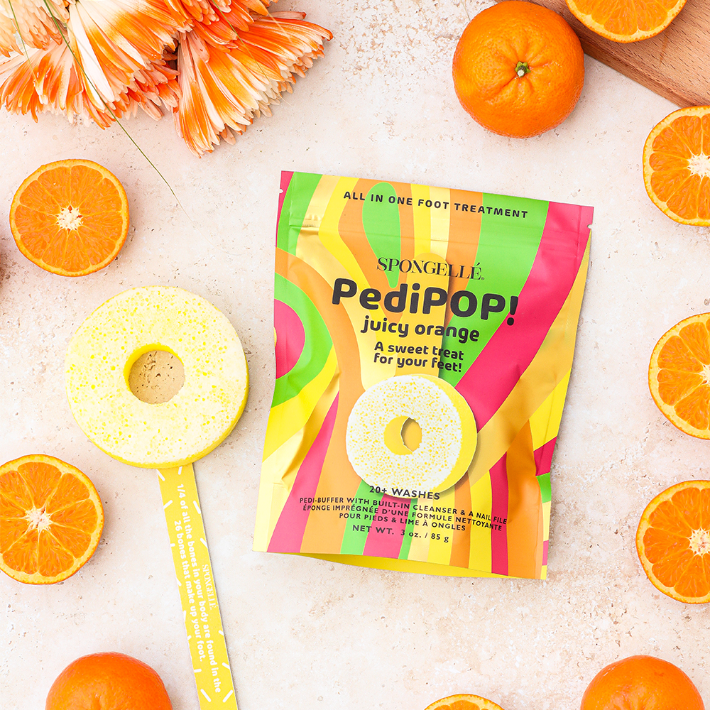 Juicy Orange | PediPOP! Pedi Buffer &amp; Nail File