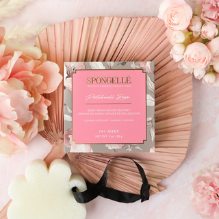 Body Wash Infused Buffer Patchouli Rose | Boxed Flower
