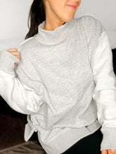 PREORDER Oversized Inside Out and Reversible Mockneck Sweatshirt - Girl Code Couture