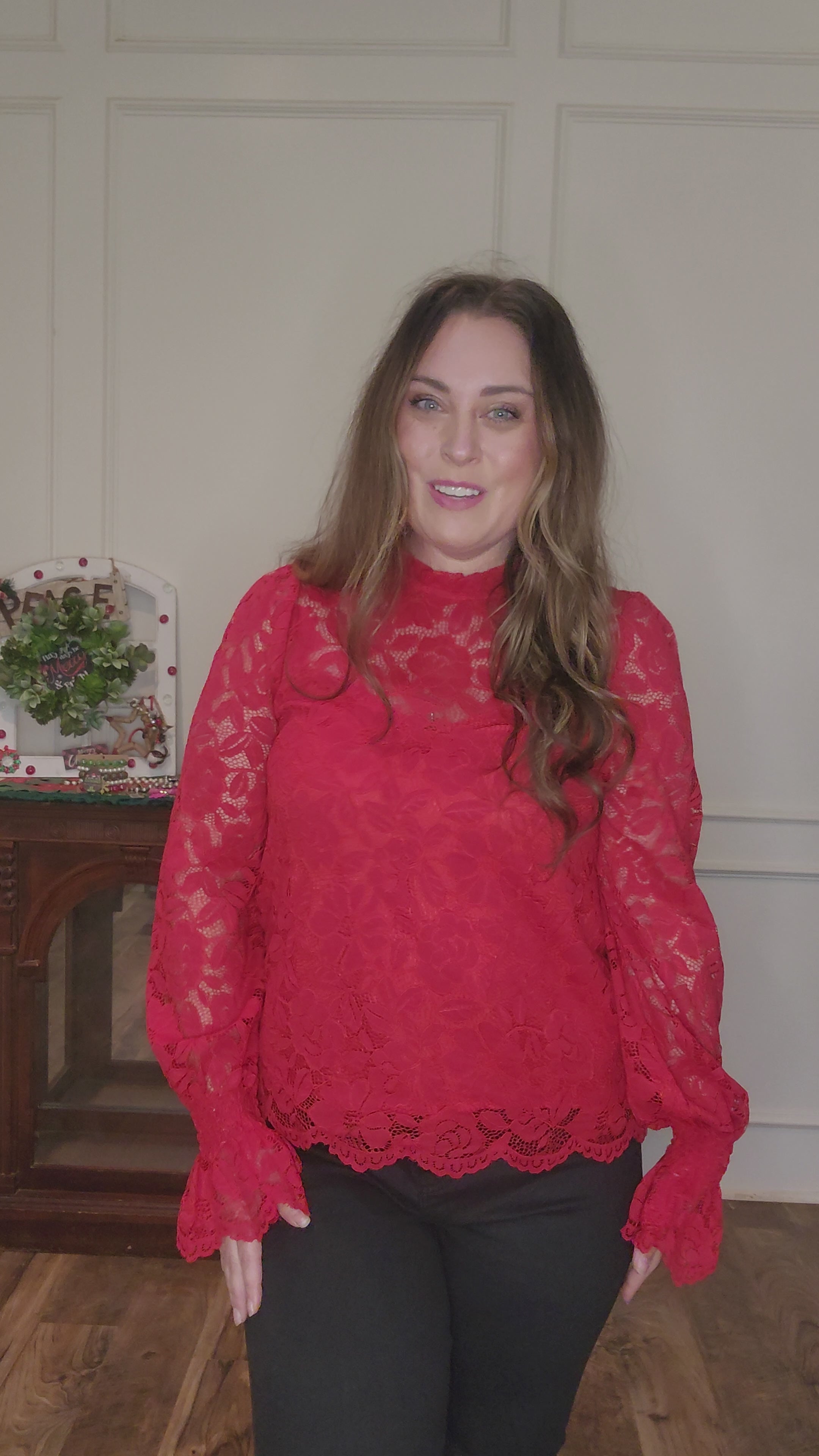 Ruby Romance Blouse