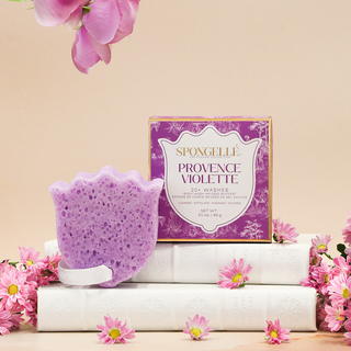 Body Wash Infused Buffer Provence Violette | Les Fleurs Body Buffer
