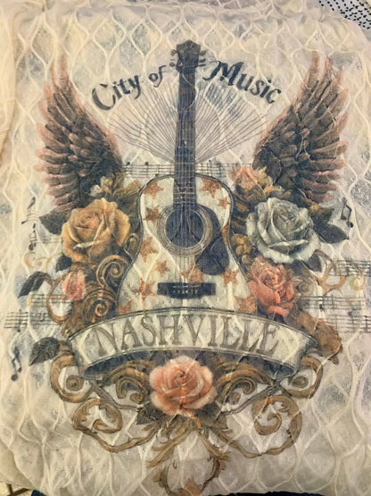 City of Music Nashville Lace Top
