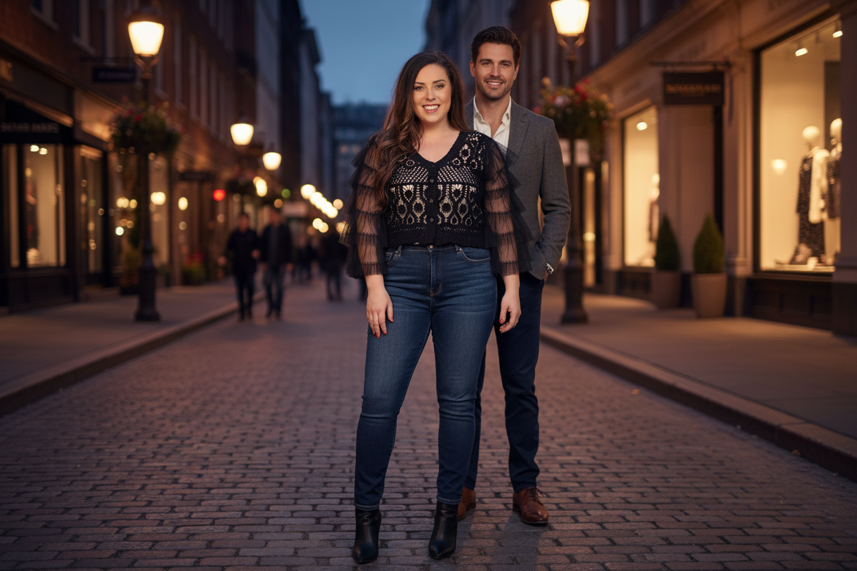 Runway Romance Crochet &amp; Tulle Cropped Cardigan