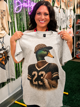 🏈 Duck Yeah, It's Football Season Rhinestone Tee